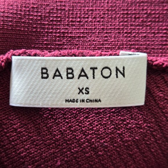 NWOT Aritzia BABATON Sculpt Criss Cross Tank BURGUNDY XS - Picture 8 of 10